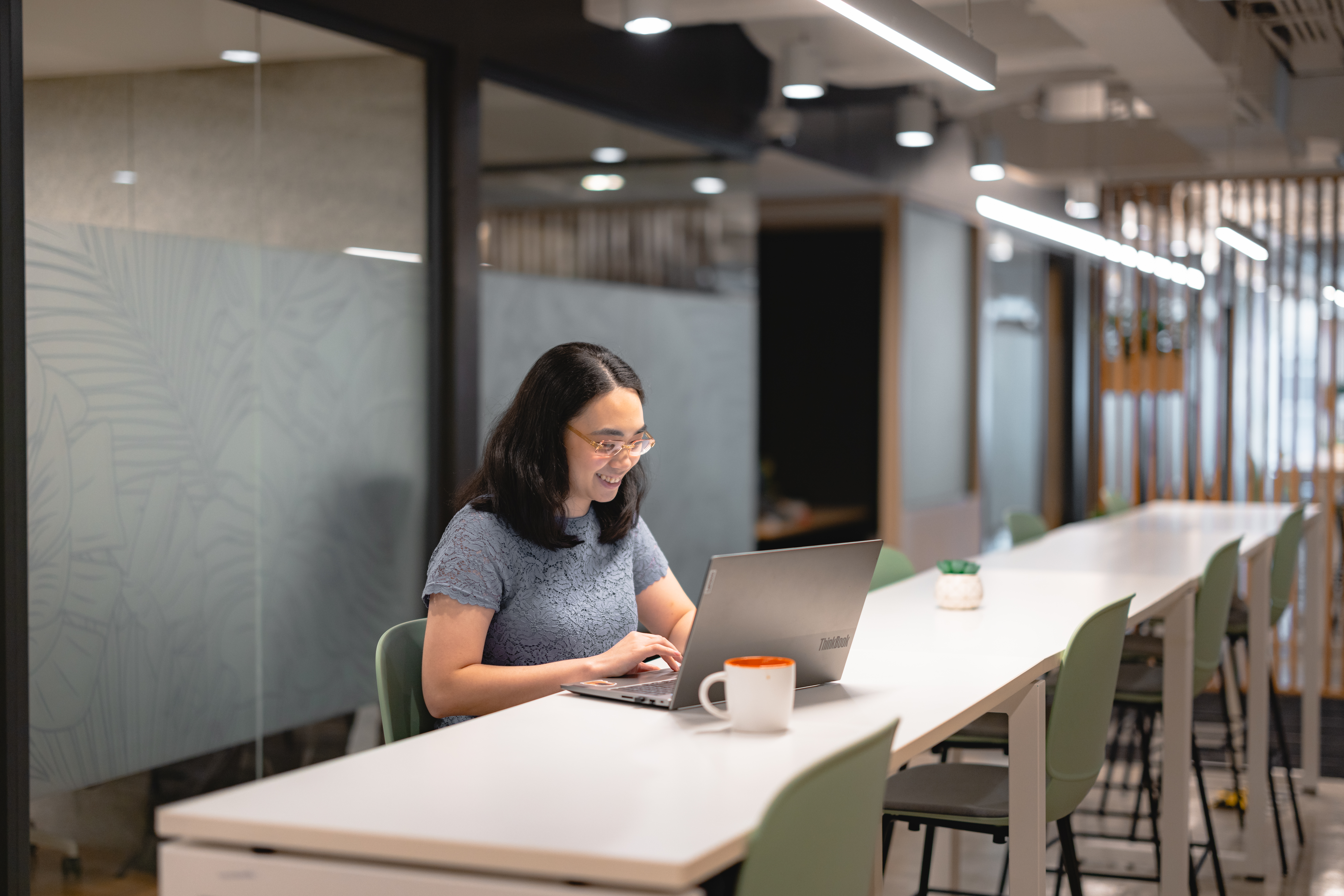 person taking certification