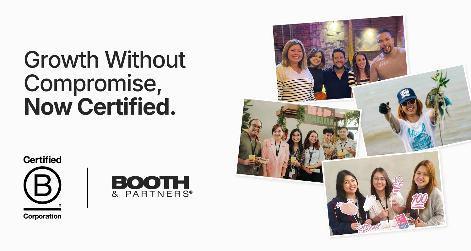 Growth Without Compromise: Booth is Now B Corp Certified