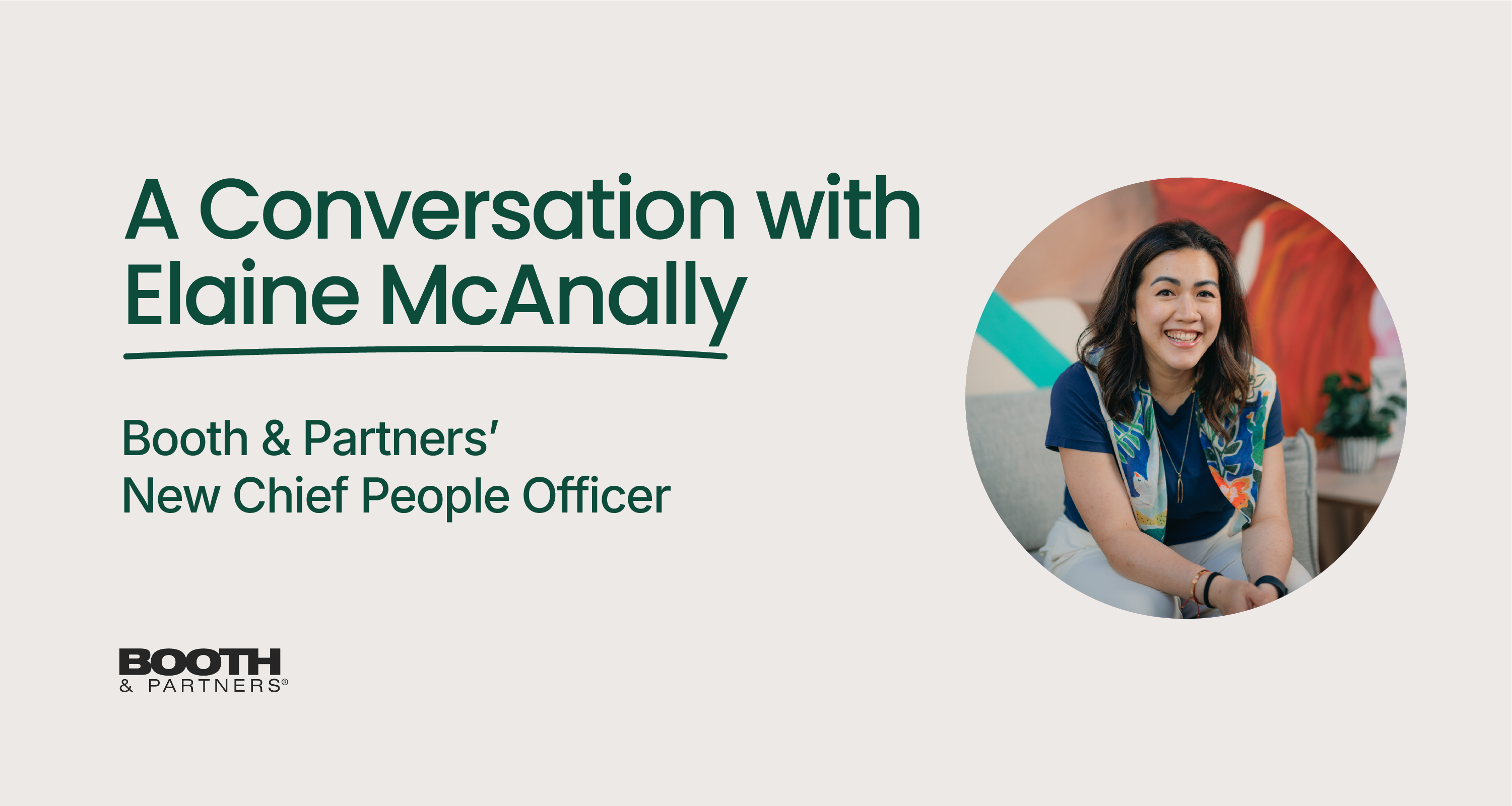 Booth's Chief People Officer Elaine McAnally