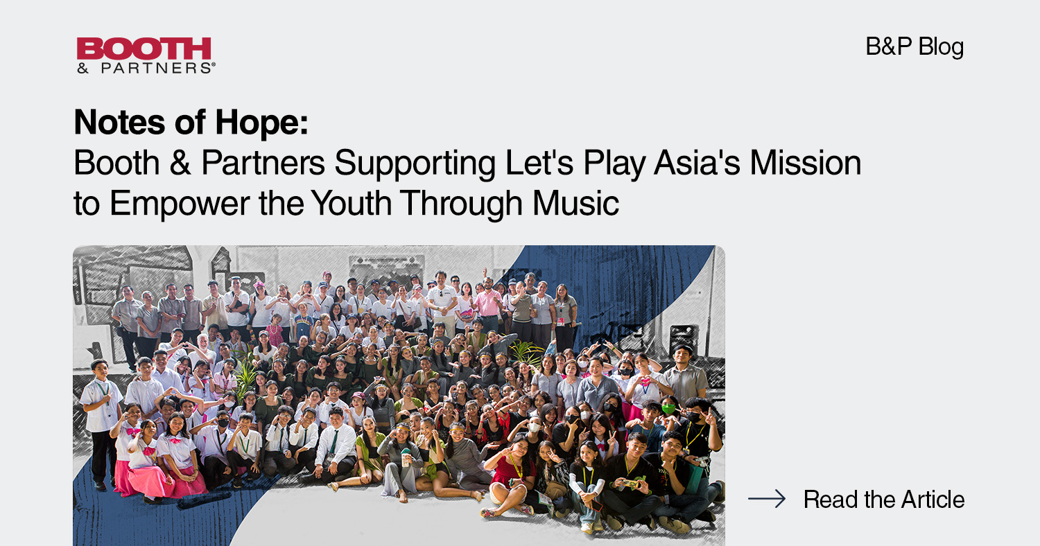 Notes of Hope: Booth Supporting Let’s Play Asia’s Mission to Empower the Youth Through Music